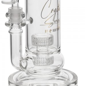 Crystal Series by HPG - 12" Double Martix Perc w/ Crystal Bowl Water Pipe - [ES2232-BX]