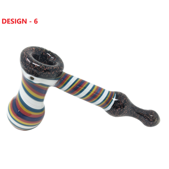 5" Dicro Reversal Art Hammer Bubbler [FSG1]