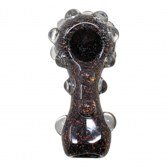 3.5" Assorted Color Fully Dicro Art Multi Marble Hand Pipe - [GB04]