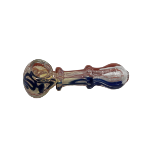 4" Double Rim Inside Out Art Spoon Hand Pipe (Pack of 2) [GWRKD81]