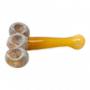 5" Triple Ball Frit & Fumed Art Hand Pipe (Pack of 2) - [GWST0062]