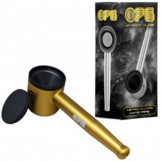 On Point Glass Astro Guard Aluminium Hand Pipe