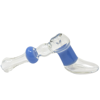 8" Assorted Shoe-Shaped Bubble Body Bubbler Hand Pipe - [STJ36]