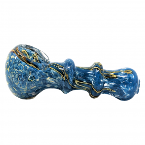 3" Frit Art Double Rim Art Hand Pipes (Pack of 2) - [RJA15]