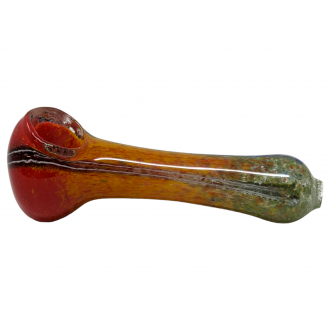 4.5" Rasta Frit Art Hand Pipe (Pack Of 2) [RJA2]