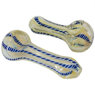 2.5'' Silver Fumed Inside Out Spoon Hand Pipe (Pack of 2) [RKHAN0050]