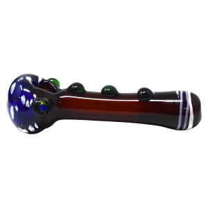 5" Dotted Head Slime Tube Spoon Hand Pipe (Pack of 2)