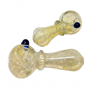 3.25" Single Rim Silver Fumed Hand Pipe - (Pack of 2) [SDK494]