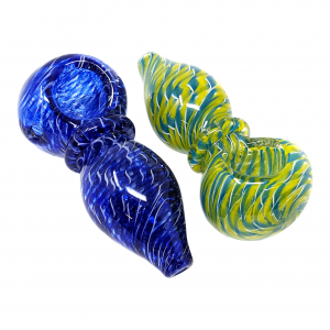 4" Full Twisted Rod Fat Body Hand Pipe (Pack of 2) [SDK511]