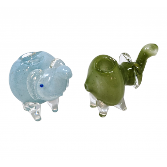 Mini Elephant Animal Hand Pipe - (Pack Of 2) [SDK540]