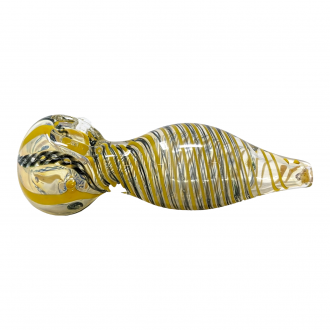 4" Fat Swirl Body Slim Mouth Hand Pipe (Pack of 2) [SDK638]