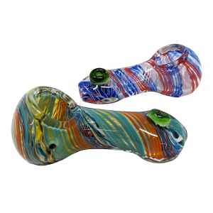 3.25" Twisted Design Spoon Hand Pipe (Pack of 2) - [SDK645]