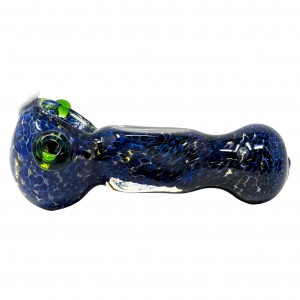 3.5" Frit Art Cubular Body Spoon Hand Pipe - 2Pk [SDK671]