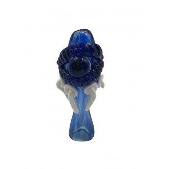 3" Spiked Devil Eye Chillum Hand Pipe - (Pack of 2) [JA471]