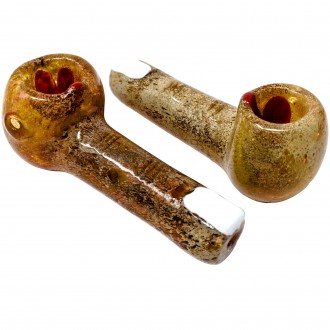 4" Finger-Fab Glass Hand Pipes - 2Pk [STJ123]