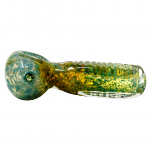 4.5" Fumed & Frit Square Spectacle Body Hand Pipe - 2Pk [STJ138]