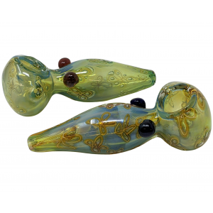 4" Color Tube Hand Pipe Mix Colors - (Pack of 2) [SDK569]