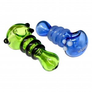 4.5" AFM Tiger Stripe Color Hand Pipe (10CT Display)