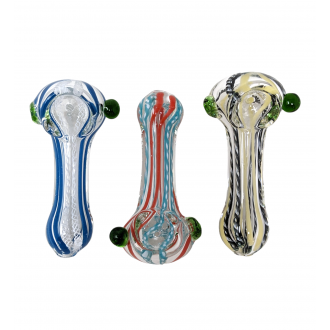 3" Inside Out Art Hand Pipe - (Pack of 5) [ZD47]