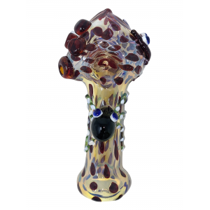 5" Dot Art Octopus Hand Pipe [ZN29]