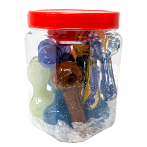 3.5"Mix Designs Hand Pipe 12ct JAR [DJ12JAR]