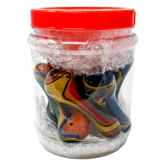 4.5" USA Color Reversal Art Dicro Art Hand Pipe 8Ct JAR - [GHP8JAR]