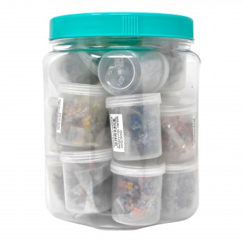 Glass Screens-Flower 200ct - 18 JAR