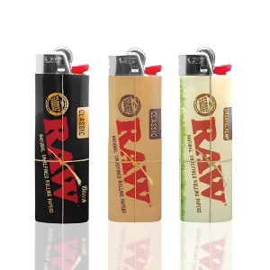 Raw Bic Lighter - Assorted Designs - 50ct Jar