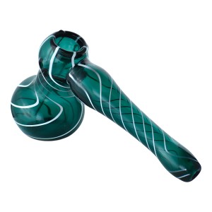 6" Assorted Color Hammer Bubbler Hand Pipe - 15Ct JAR