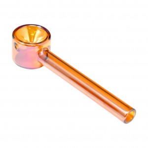 4" Electroplated Glass Hand Pipe (15CT JAR)