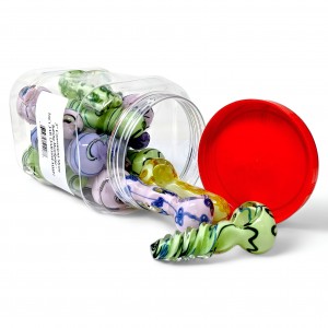 3” Convenient Slyme Tubing Handpipe - 16ct JAR [JAR16SLMHP]