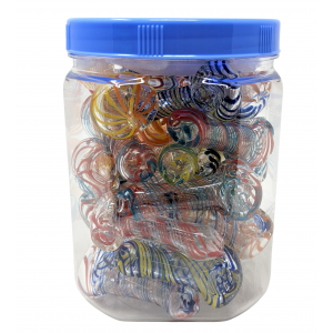 2.5" Good Quality Assorted Hand Pipe - (Display of 30) [JAR25HP30]