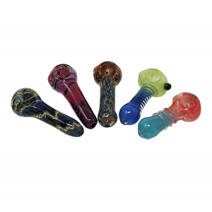 3" Assorted Color/Design Hand Pipes 55Ct Jar - [JAR55ZD]