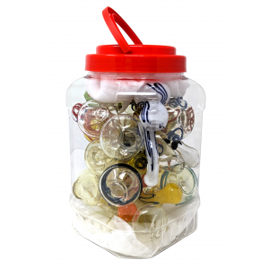 4.5" Assorted Design Bubbler 15CT JAR - [RKGS15JAR]