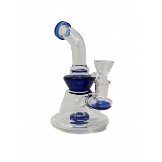 6" Mini Assorted Design Perc Beaker Water Pipe - (Jar of 12) [SGWP-12-JAR]