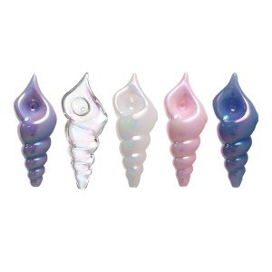 Assorted Seashell Hand Pipes - 10ct Egg Jar [VLJAR10]