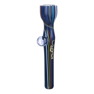 Clover Glass - 4" Multi Coli Line Art Chillum Hand Pipe - 12ct Jar 