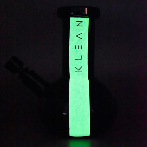 KLEAN - Black & White Series Mini Bong - Glow in the Dark 