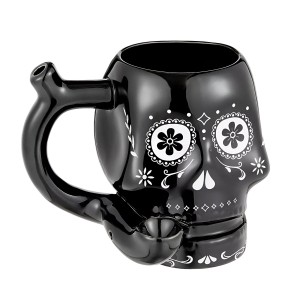 Skull Roast & Toast Mug - Black