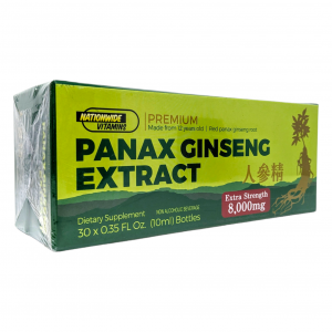 Panax Ginseng Extract 10ml Bottles Extra Strength 8000mg (30ct Display)
