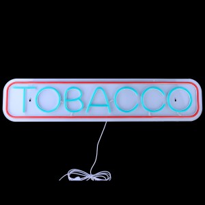 27.5" x 6" Neon Sign With Remote Controller - Tobacco [LED-NS003]