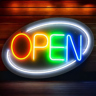 16"x24" Neon Led Sign - Open [LED-NS018]