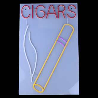 24"x16" Neon Led Sign - Cigars [LED-NS021]