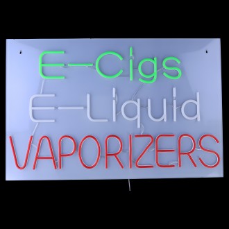 16"x24" Neon Led Sign - E-Cigs, E-Liquid & Vaporizers [LED-NS023]