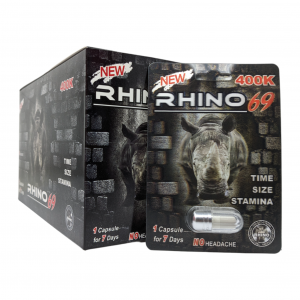 Rhino 69 Adult Enhacement 400k Capsules (24CT Display)