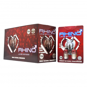 Rhino Love 97K Male Sexual Enhancement Capsules (2pk/24ct Display)