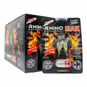 Rhino Max Adult Enhacement Capsules (24ct Display)