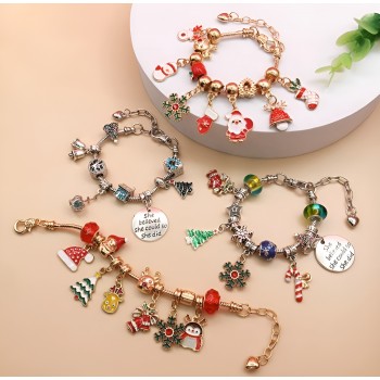 Festive Wrist Charm Christmas-Styled Bracelet - [WSG045]