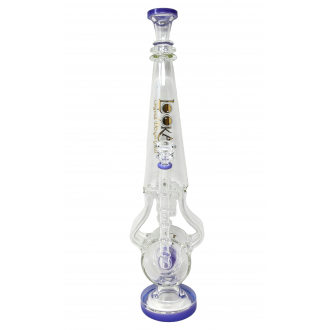 21" Lookah Double Drum Perc Coil Recycler [WPC782]