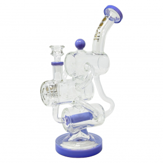 12" Lookah Inline Perc Triple Chamber Recycler - [WPC791]